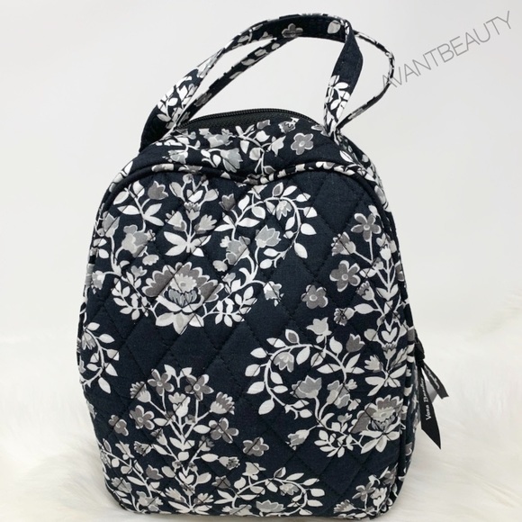 Vera Bradley chandelier black backpack lunch bunch - Picture 5 of 7
